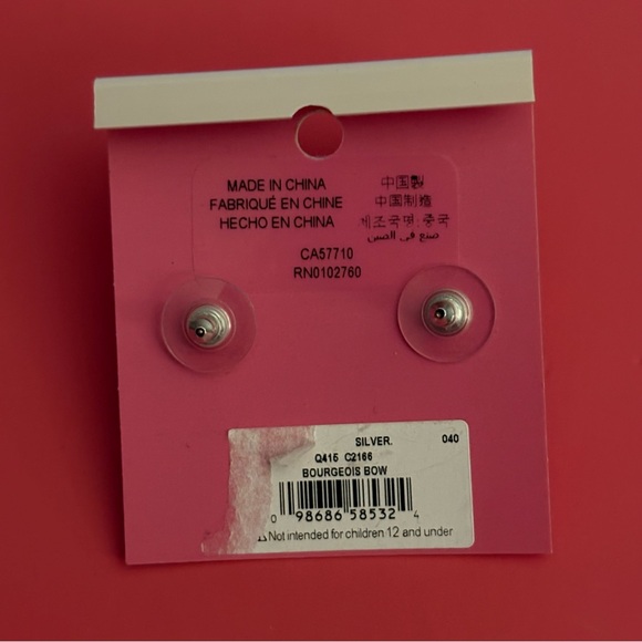 Kate Spade Bourgeois Bow Studs - Picture 7 of 8